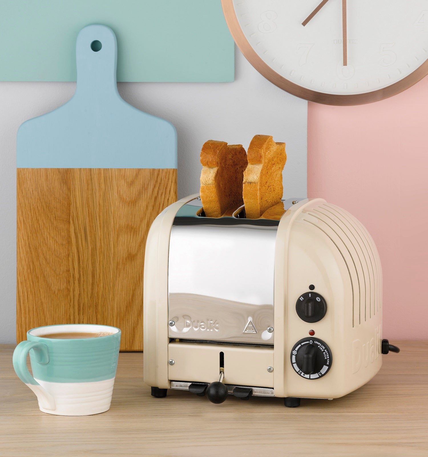 Dualit Toaster Paket 2, 2er Toaster mit Brötchenaufsatz und Sandwichzange