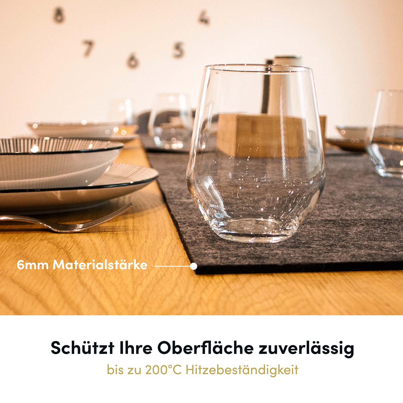Eleganter Tischläufer 100x30 cm oder 150x40 cm